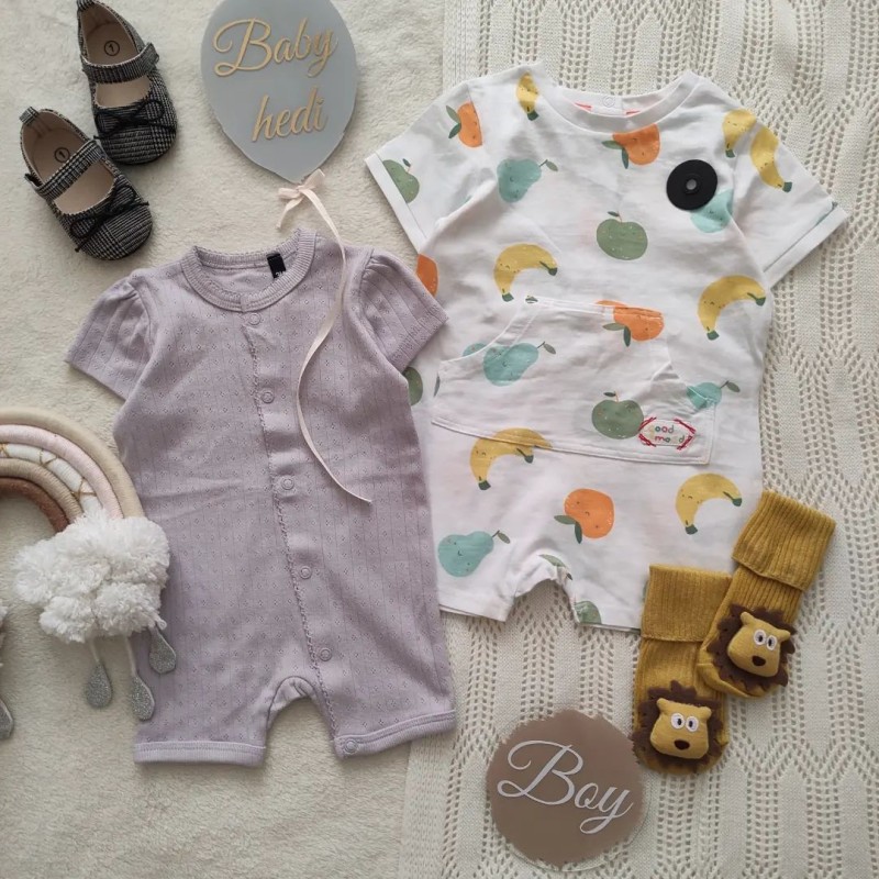 رامپرهای سفید میوه ای و سوزنی یاسی