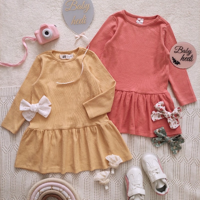 پیراهن های کبریتی لیمویی و گلبهی