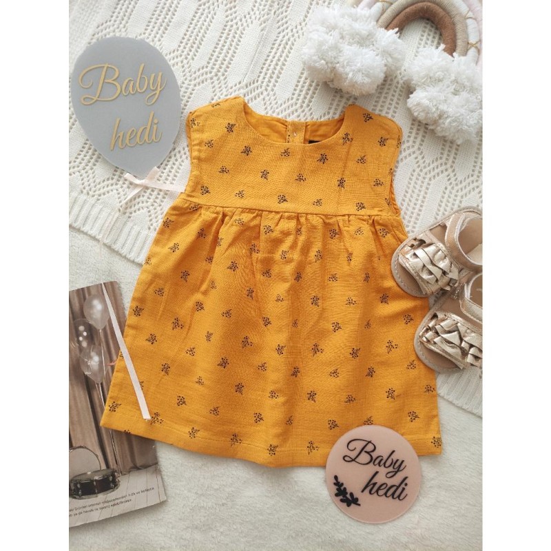 سارافون خردلی گل ریز