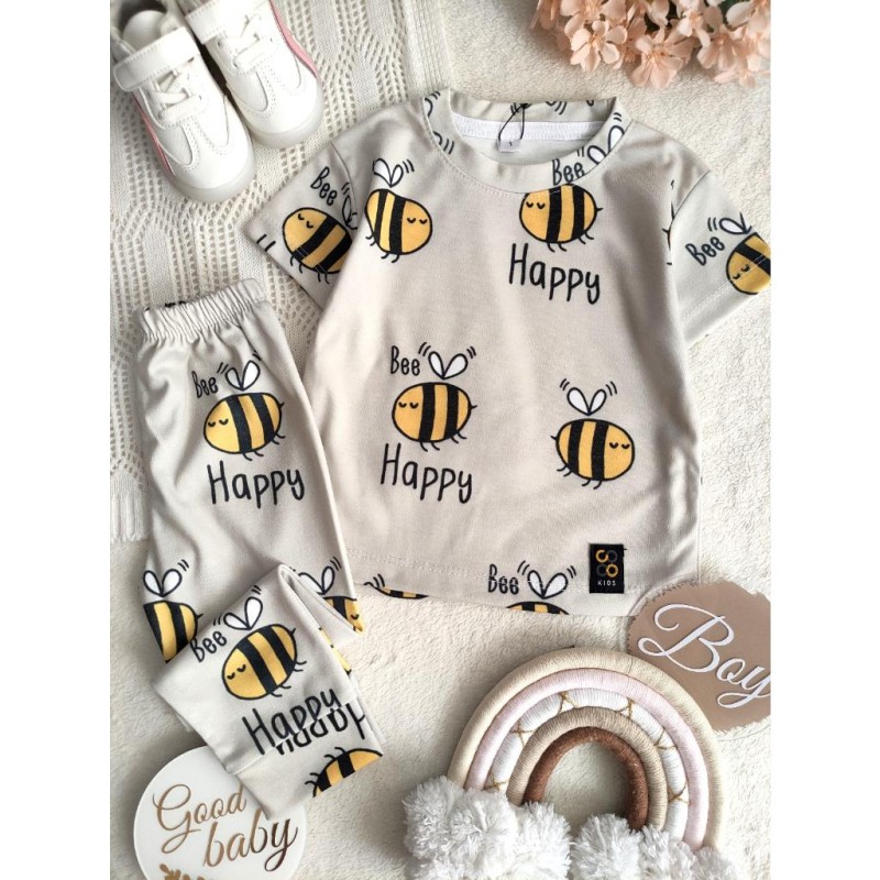 ست تیشرت و شلوار زنبور خوشحال