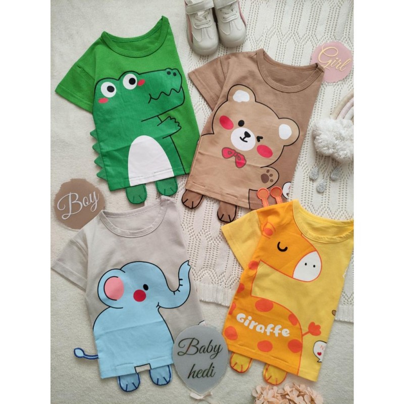 تیشرت های تکه دوزی حیوانات