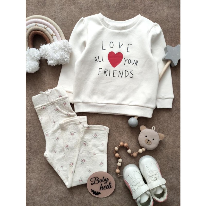 بلوز قلب قرمز و شلوار مجلسی طرح شکوفه