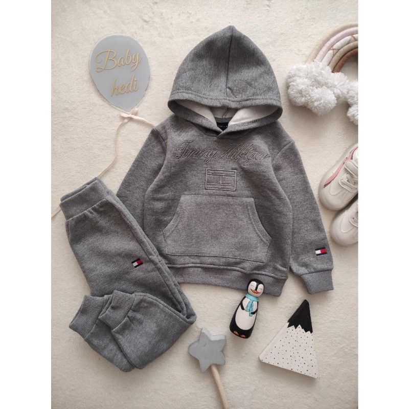 ست هودی و شلوار طوسی