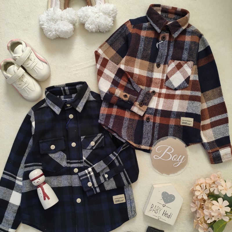 پیراهن پشمی کشمیر موهردار ضخیم