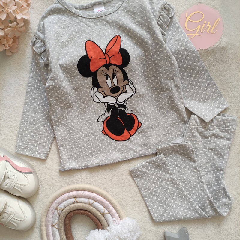 ست بلوز شلوار مینی موس خالدار