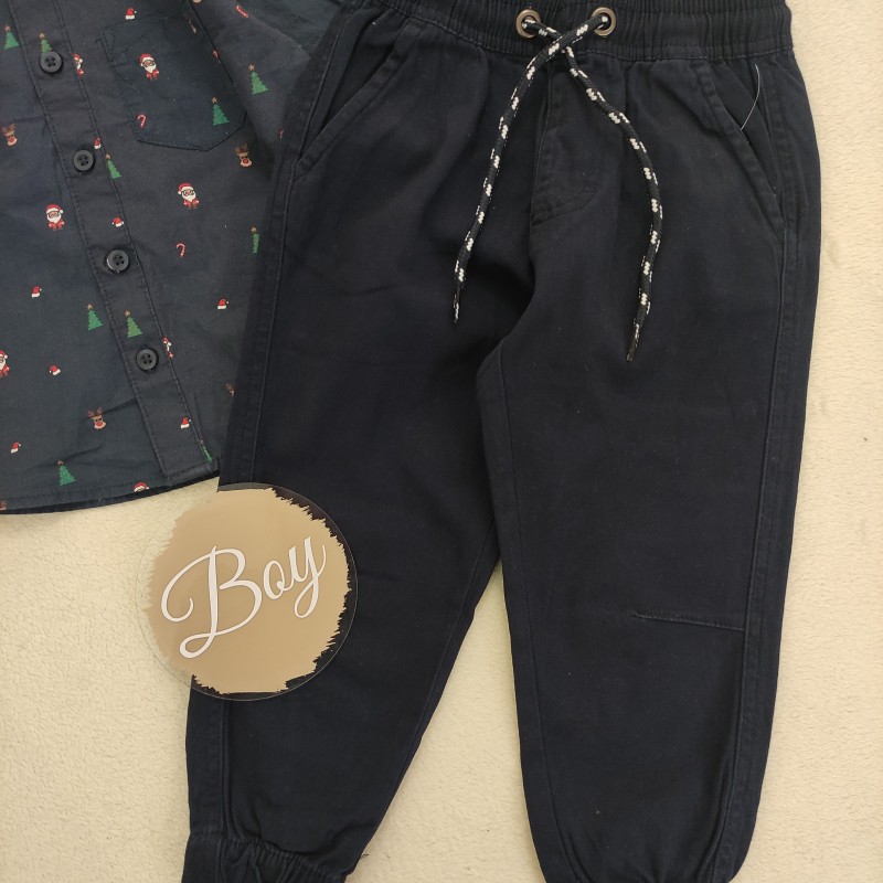 شلوار کتان گت دار