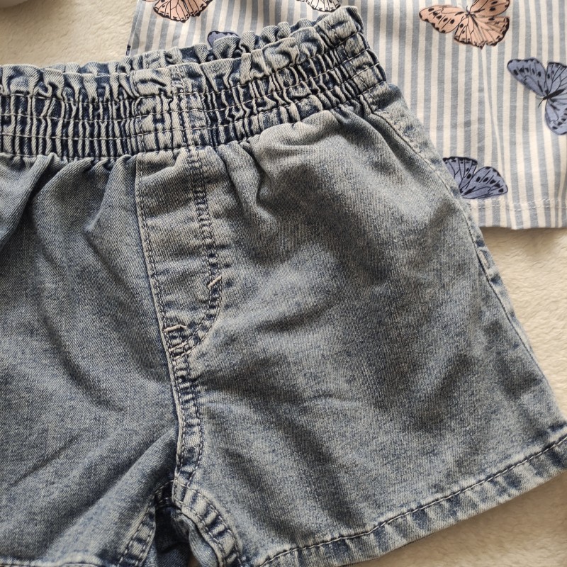 شلوارک  طرح جین