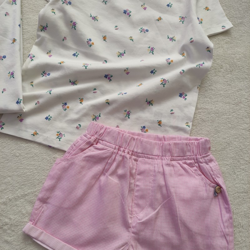 شلوارک صورتی پیچازی