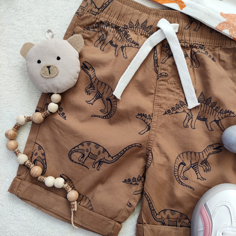 شلوارک پسرانه کتان کاغذی