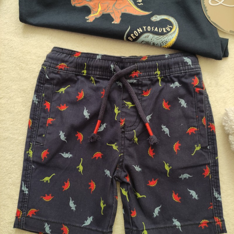 شلوارک سورمه ای دایناسور