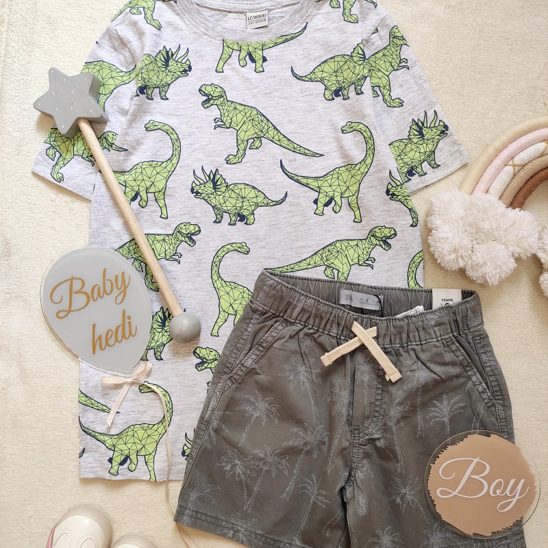 تی شرت دایناسور سه بعدی