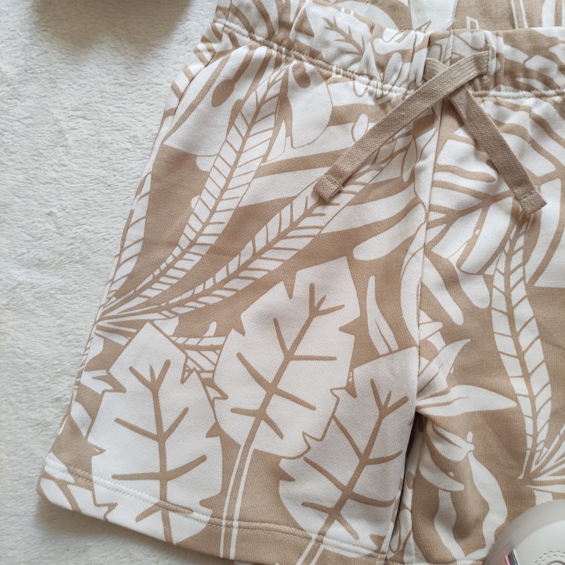 شلوارک کرم دورس دو نخ هاوایی