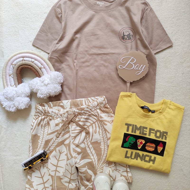 تی شرت پسرانه کرم