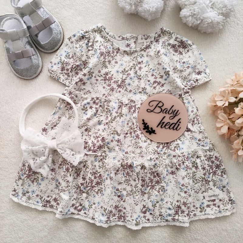 پیراهن نیوبای گیپوردار