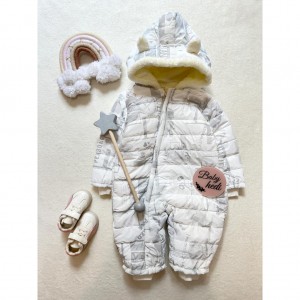 کاپشن سرهمی ضد آب طرح خرگوش