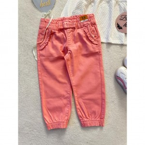 شلوار کتان مرجانی