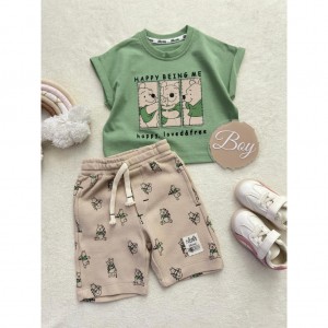 ست تیشرت و شلوارک پو