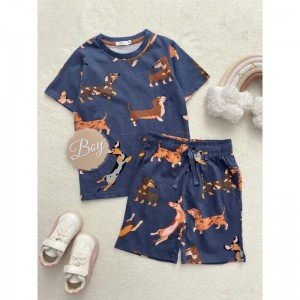 ست تیشرت شلوارک جنگل حیوانات