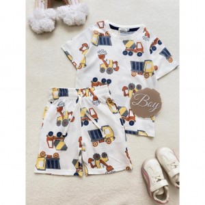 ست تیشرت و شلوارک خاک برداری