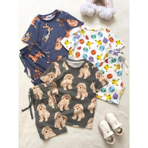 ست های تیشرت و شلوارک نخی