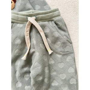 ست بلوز شلوار فوتر سبز