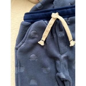 ست بلوز شلوار فوتر آبی