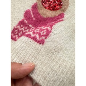 بلوز بافت گوزن پولک دوزی