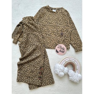 ست بلوز شلوار پلنگی