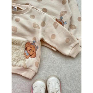 بلوز توکرکی خال خالی ال سی