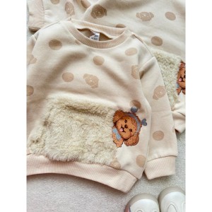 بلوز توکرکی خال خالی ال سی