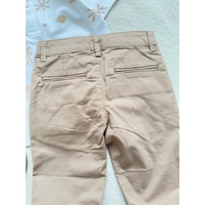 شلوار کتان کرم