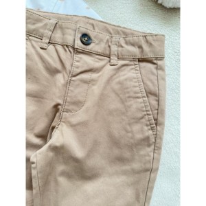 شلوار کتان کرم