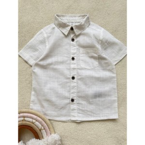 بلوز یقه مردانه سفید