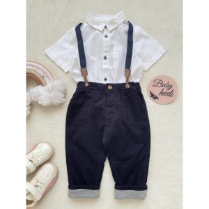 بلوز یقه مردانه سفید