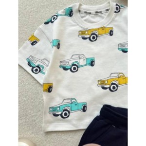 ست تیشرت و شلوارک ماشین