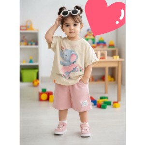 ست تیشرت و شلوارک فیل بالرین