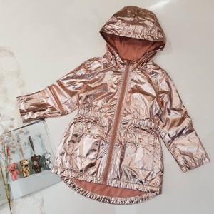 بارانی براق کلاه دار