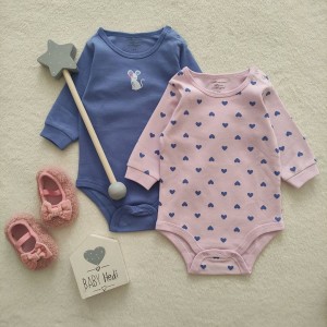 بادی های صورتی قلبی و آبی موشی