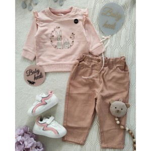 بلوز خرگوشی و شلوار کتان