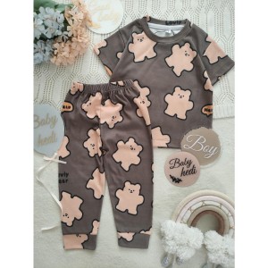 ست تیشرت و شلوار راحتی خرسی