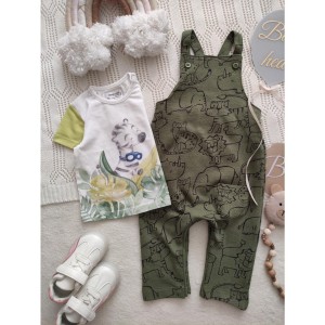 بیلر و تیشرت جنگل حیوانات