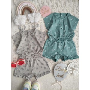 رامپر دخترانه پاچه چیندار