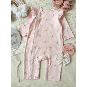 سرهمی صورتی گلدار