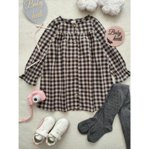 پیراهن چهارخانه دخترانه