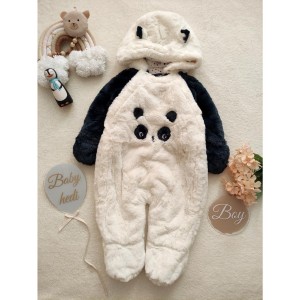 کاپشن سرهمی پاندا سرمه ای