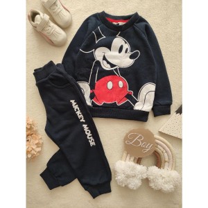 ست بلوز و شلوار میکی موس سرمه ای