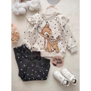 ست بلوز و شلوار آهوی خالخالی