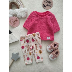 ست بلوز تدی و شلوار نخی