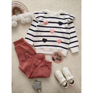 ست بلوز و شلوار قلبی لمه دار