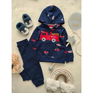 ست سوییشرت و شلوار ماشین آتش نشانی